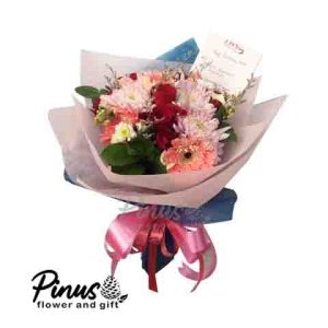 Home Hand Bouquet - Rose Sweet Serenity