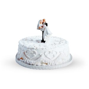 White-Love-Bride-Cake