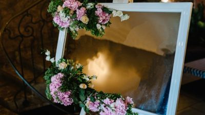 ilustrasi papan bunga