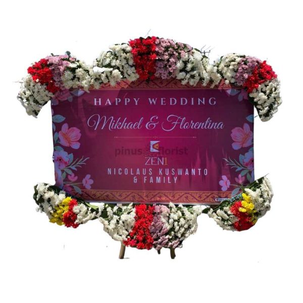 karangan bunga weddind bandung