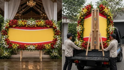 Kirim papan bunga lipat